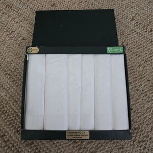 vintage set of Shamrock Irish Linen Damask Napkins